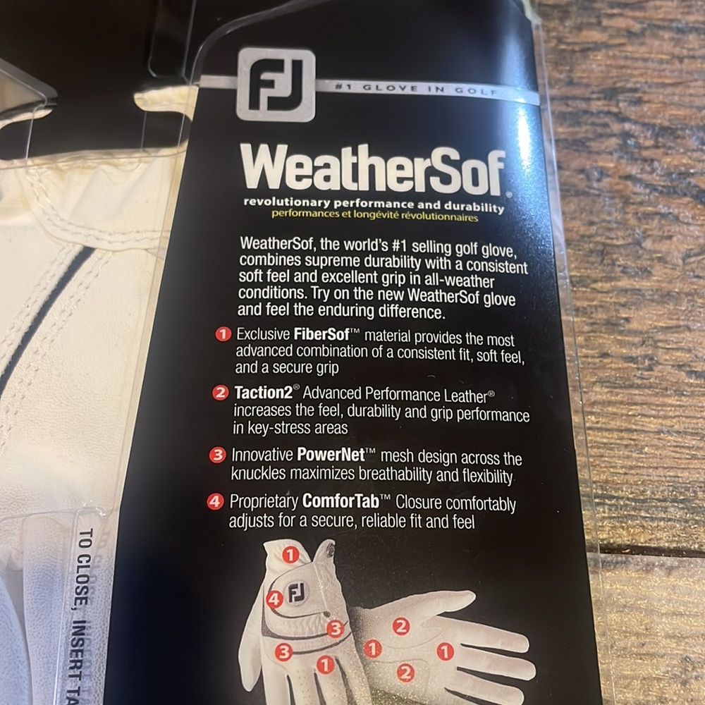 FJ Weathersof Men’s Right hand. Size Medium. - Picture 5 of 9